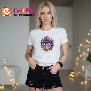 Tricou ochi mandala explozie stelara cosmica, Copii | Dama | Barbat - Img 10