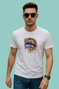 Tricou ochi mandala lacrima stralucitoare, Copii | Dama | Barbat - Img 2