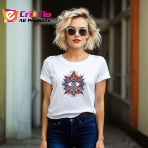Tricou ochi mandala stea sacra ornamentata, Copii | Dama | Barbat - Img 11
