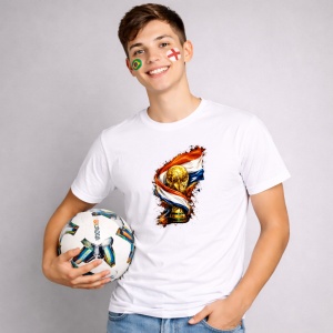 Tricou Olanda World Cup Fifa 2026, din bumbac 100%, tricou alb, Copii | Dama | Barbat