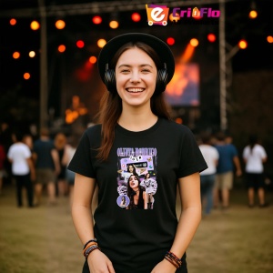 Tricou Olivia Rodrigo - SOUR Tape, muzica Hip-Hop / Alternative Rap, Dama | Barbat | Copii, Culoare Negru - Img 5