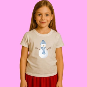 Tricou Om De Zapada Cu Caciula Albastra Si Salopeta Galbena, din bumbac 100%, tricou alb, Copii | Dama | Barbat - Img 3