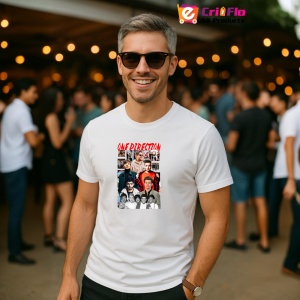 Tricou One Direction - Collage, muzica Hip-Hop / Alternative Rap, Dama | Barbat | Copii - Img 4