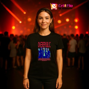 Tricou OneRepublic - Neon Style, muzica Hip-Hop / Rap, Dama | Barbat | Copii, Culoare Negru - Img 12