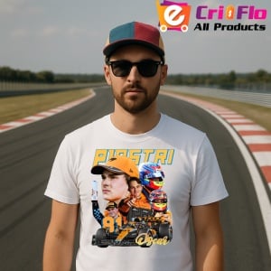 Tricou Oscar Piastri Poster Masina Echipa Mclaren Formula 1, Copii | Dama | Barbat - Img 5