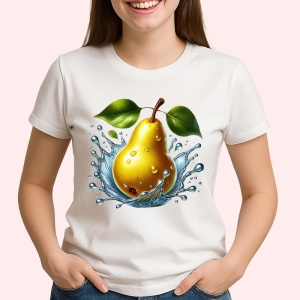 Tricou Para galbena si stropi stralucitori, Fructe, Copii | Dama - Img 2