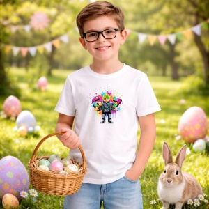 Tricou Paste 67 Roblox Boy Rainbow Splash Urban Style, din bumbac 100%, tricou alb, Copii | Dama | Barbat - Img 7