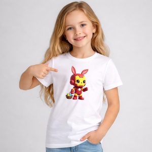 Tricou Paste Deadpool Iepuras Paste Oua Colorate, din bumbac 100%, tricou alb, Copii | Dama | Barbat