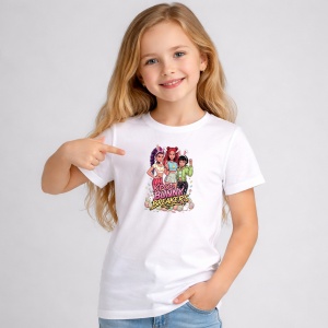 Tricou Paste Kpop Bunny Breakers Easter Girls Grup Iepurasi, din bumbac 100%, tricou alb, Copii | Dama | Barbat - Img 2