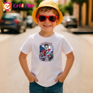 Tricou Patrik Schick Cehia Atacant Euro Fotbal, din bumbac 100% , tricou alb pentru Copii | Dama | Barbat - Img 4