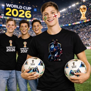 Tricou Paul Pogba France World Cup Fifa 2026, din bumbac 100%, tricou negru, Copii | Dama | Barbat - Img 7