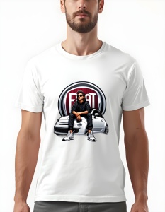 Tricou pentru barbati - Fiat Classic Cool - Simplu și Modern