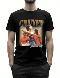 Tricou pentru barbati - Johan Cruyff - Pionierul Fotbalului Modern - Johan Cruyff, Olanda, fotbal barbati