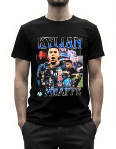 Tricou pentru barbati - Kylian Mbappé - Starul PSG - Kylian Mbappé, PSG, fotbal barbati
