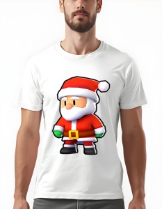 Tricou pentru barbati - Stumble Guys - Santa Claus
