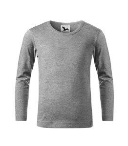 Tricou cu maneca lunga pentru copii de culoare gri inchis