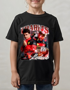 Tricou pentru copii - Formula 1 - Charles Leclerc - Img 2