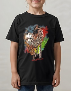 Tricou pentru copii - JASON AND FREDDY MASKS