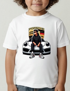Tricou pentru copii - Porsche Legend - Eleganță și Viteză