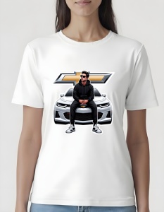 Tricou pentru dama - Chevrolet Muscle Power - Forță Americană