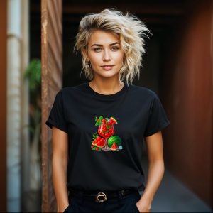 Tricou pepene in pahar Negru, Copii | Dama | Barbat - Img 11