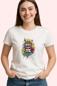 Tricou Percent 99 Funny 1 Percent Misunderstood, Copii | Dama | Barbat - Img 4