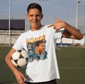 Tricou personalizat pentru copii Lionel Messi Argentina - Img 2