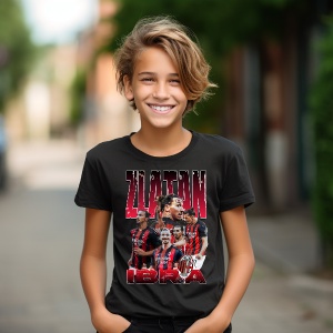 Tricou personalizat pentru copii Zlatan Ibrahimovic Fotbalist - Img 4