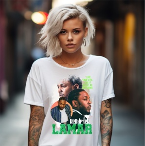 Tricou personalizat pentru femei - Kendrick Lamar - Cadou