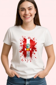 Tricou Peru Steag Splash Art, Copii | Dama | Barbat - Img 3