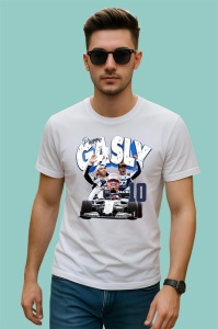 Tricou Pierre Gasly Podium Masina Si Echipa Alfatouri Formula 1, Copii | Dama | Barbat - Img 2
