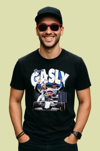 Tricou Pierre Gasly Podium Masina Si Echipa Alfatouri Formula 1, Copii | Dama | Barbat