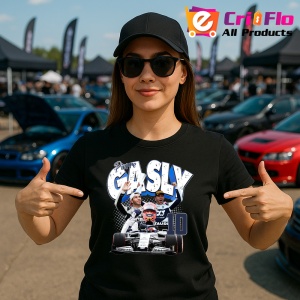 Tricou Pierre Gasly Podium Masina Si Echipa Alfatouri Formula 1, Copii | Dama | Barbat - Img 6