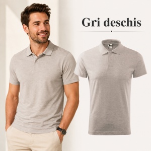 Tricou Polo Bărbat Malfini Single J. 202, 100% Bumbac, 180 g/m², Guler Polo 1:1, Finisaj cu Silicon, 22 Culori, Mărimi S–3XL - Img 19