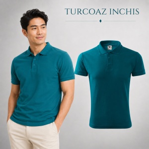 Tricou Polo Bărbați simplu, Malfini – Casual Office,Regular Fit, Bumbac 65% 38 Culori, S-5XL - Img 42