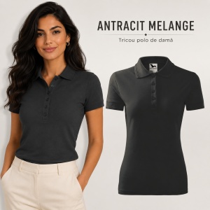 Tricou Polo Damă Malfini 210 Pique, Croială Cambrată, 200 g/m², Mărimi XS–3XL,65% Bumbac, 36 Culori - Img 13