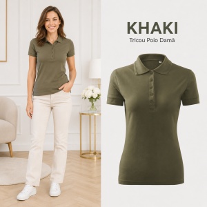 Tricou Polo Damă Malfini Pique Polo Free F10 – 65% Bumbac, 200 g/m², Label Free, XS–2XL - Img 12