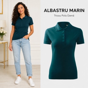 Tricou Polo Damă Malfini Pique Polo Free F10 – 65% Bumbac, 200 g/m², Label Free, XS–2XL - Img 22
