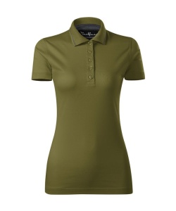 Tricou polo dama de culoare khaki