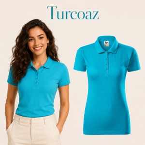 Tricou Polo Damă model simplu tip Tommy - Img 17