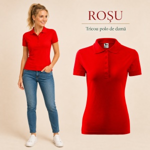 Tricou Polo Damă Pique Polo, Croială Cambrată, 36 Nuanțe, Mărimi XS–3XL - Img 41