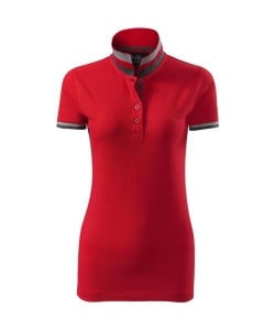 Tricou polo pentru femei de culoare rosu