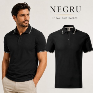 Tricou Polo Pique Bărbați Malfini Focus, 14 Culori Disponibile, 65% Bumbac, 180 g/m², Guler tip tommy cu Dungi Contrastante, Mărimi S 3XL - Img 23