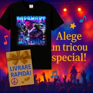 Tricou Pop Smoke - City Night, muzica R&B, Dama | Barbat | Copii, Culoare Negru - Img 7