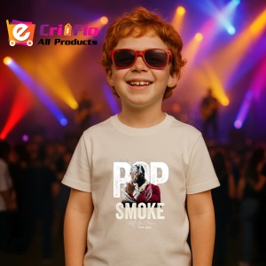 Tricou Pop Smoke - White Background, muzica POP, Dama | Barbat | Copii - Img 14