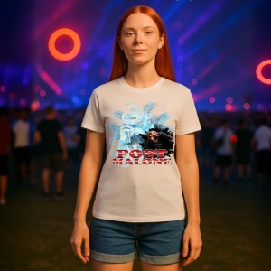 Tricou Post Malone - Ice Theme, muzica RAP, Dama | Barbat | Copii - Img 6