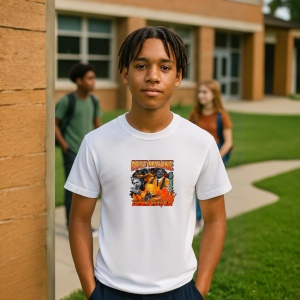 Tricou Post Malone - Rockstar Orange, muzica Hip-Hop / Rap, Dama | Barbat | Copii - Img 4