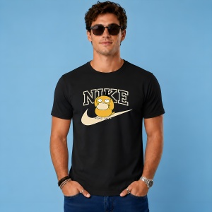 Tricou Psyduck Pokemon Bej Logo Minimalist Urban Street Design, din bumbac 100%, tricou negru, Copii | Dama | Barbat - Img 3