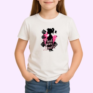 Tricou Push Your Limit Silueta Femeie Haltere, Copii | Dama | Barbat - Img 3