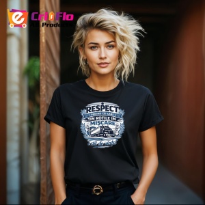 Tricou Respect Pentru Cei Ce Tin Rotile In Miscare Camion Albastru V1, din bumbac 100%, tricou negru Dama | Barbat - Img 4